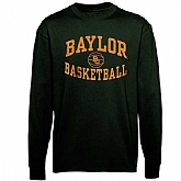 Baylor Bears Reversal Basketball Long Sleeve WEM T-Shirt - Green